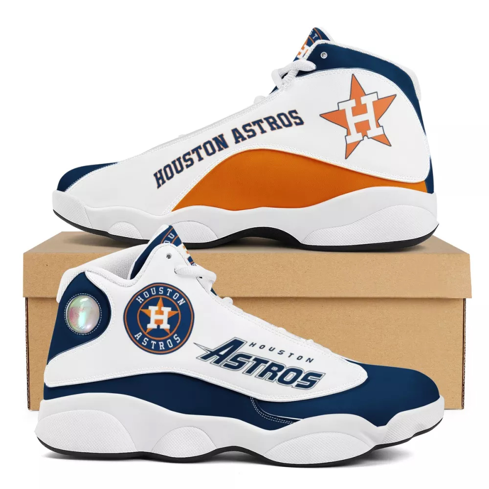 Women's Houston Astros Limited Edition AJ13 Sneakers 001